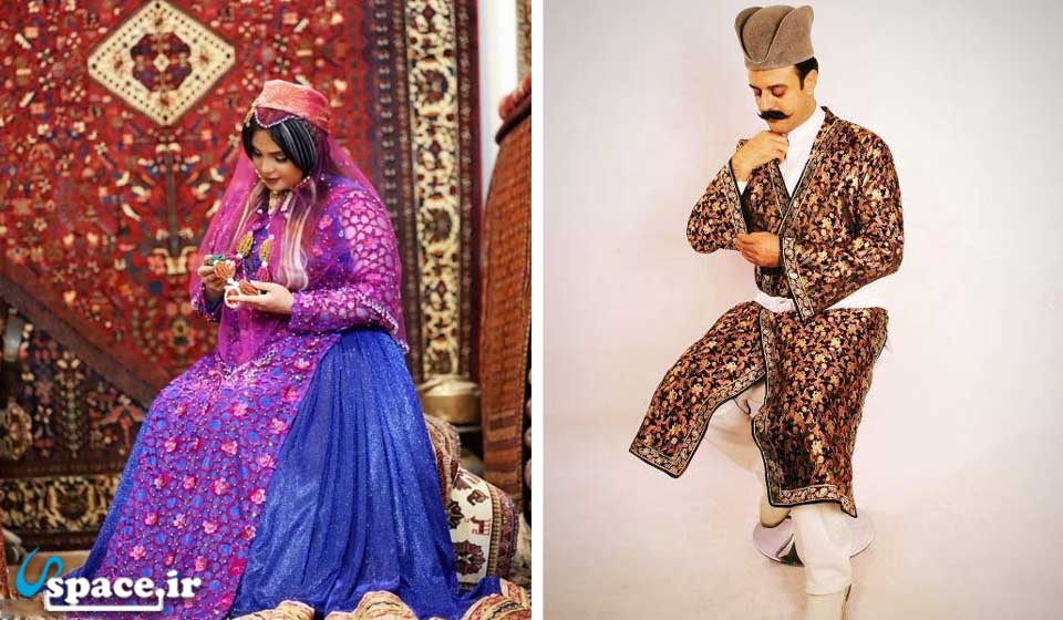 لباس محلی زنان و مردان - شیراز